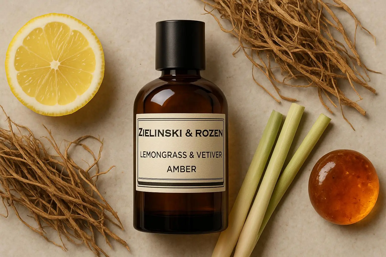 Духи Zielinski & Rozen Lemongrass & Vetiver, Amber